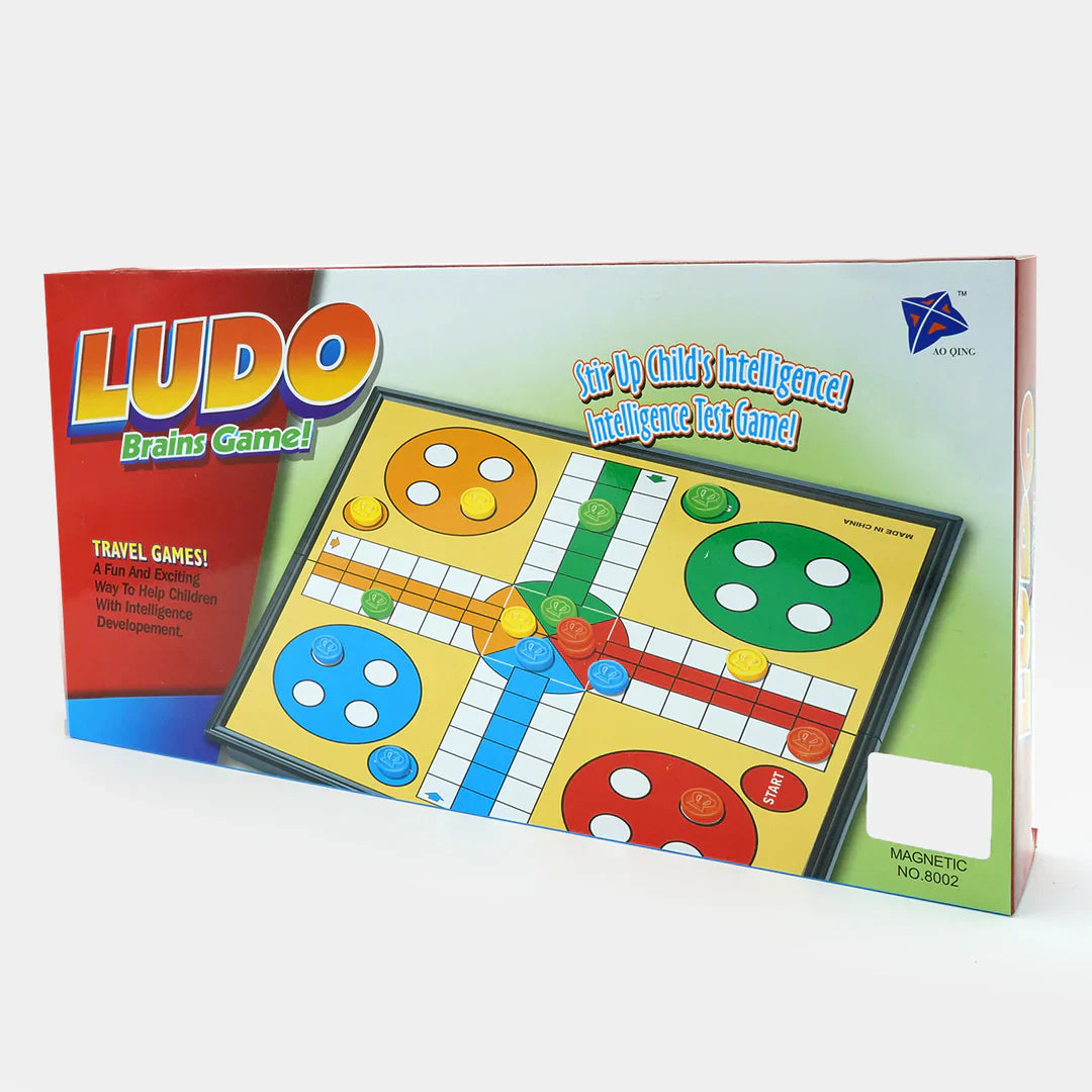 MAGNETIC LUDO BRAIN GAME – FAMILY FUN & KIDS’ INTELLIGENCE BOOSTER