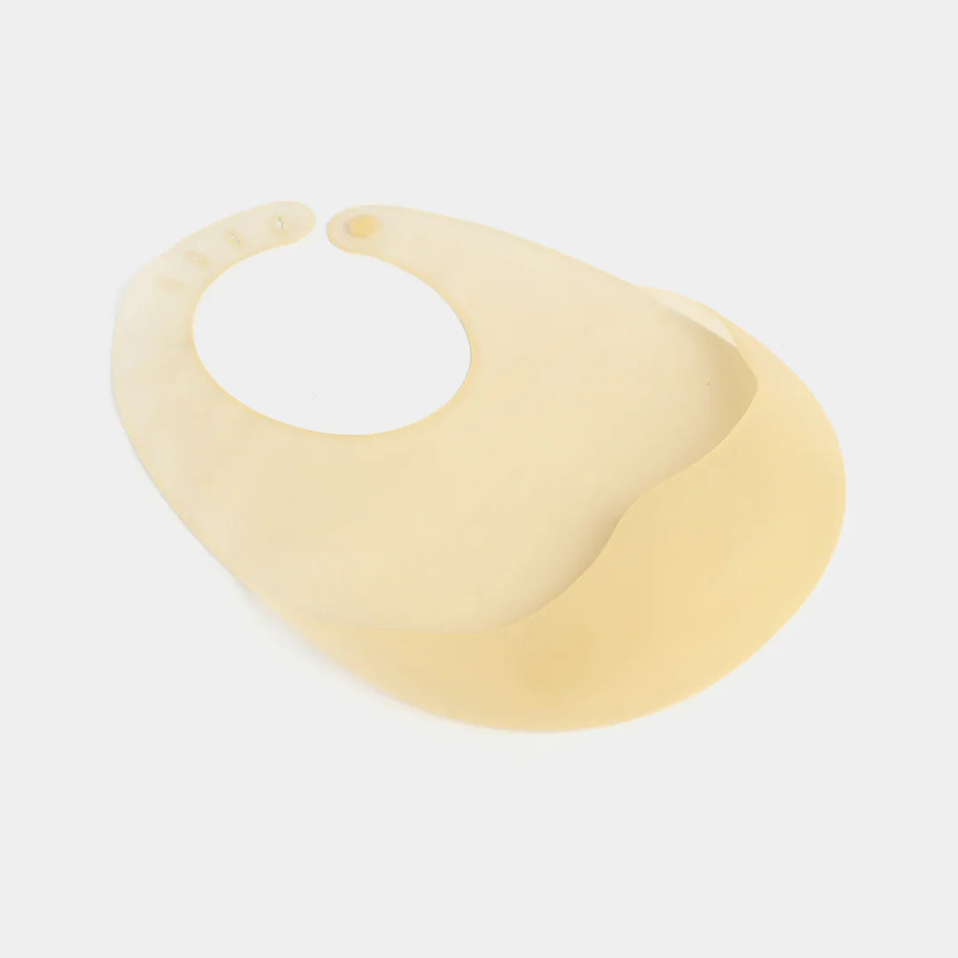 BABY SOFT SILICONE BIB | EASY CLEAN & FOOD CATCHER