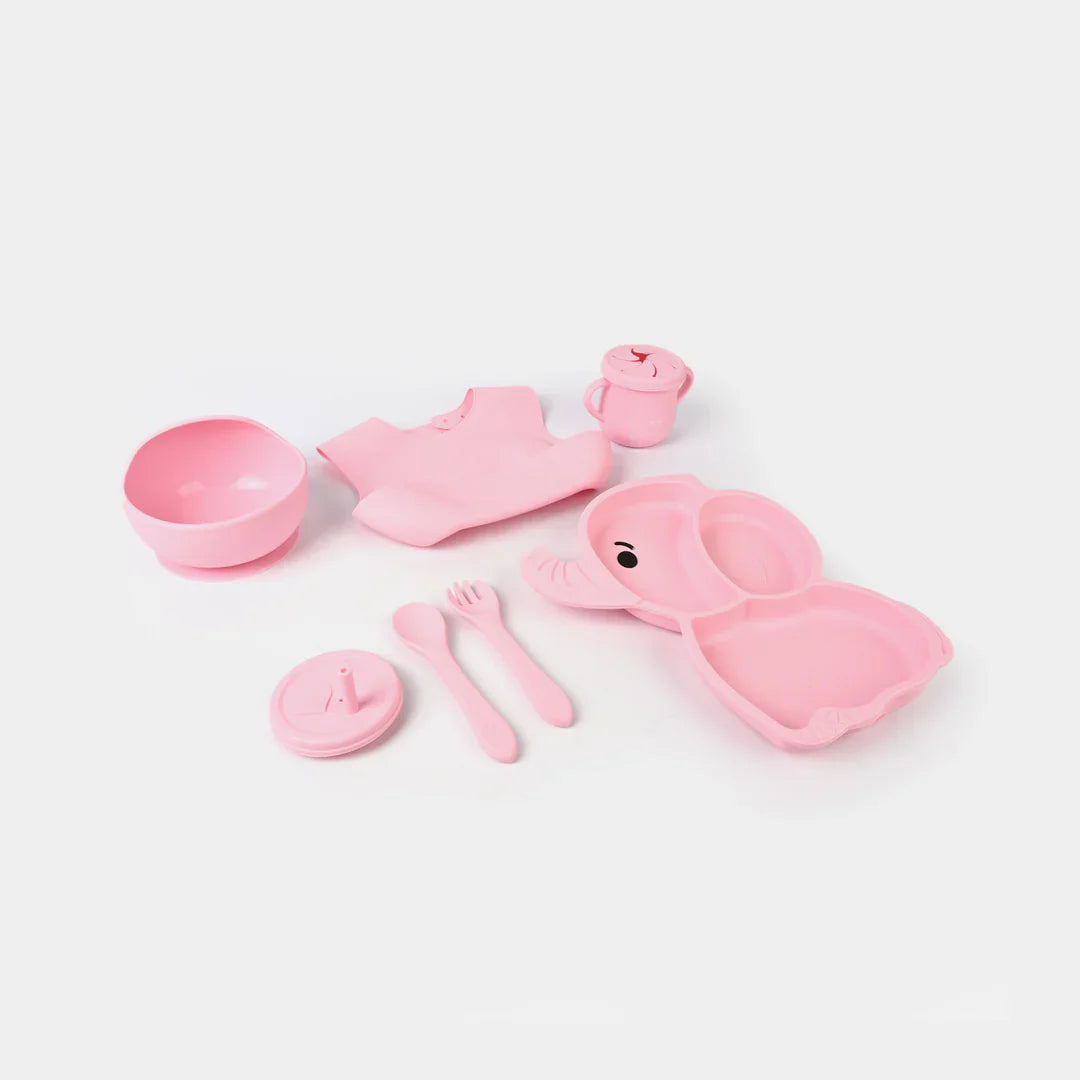 ADORABLE SILICONE BABY TABLEWARE SET | SAFE, CUTE & MESS-FREE